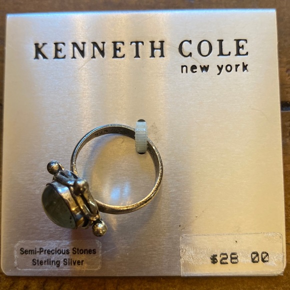 New Kenneth Cole New York semi precious sterling silver Ring Size 7 - Picture 3 of 8
